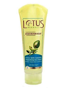lotus jojoba face wash for dry skin