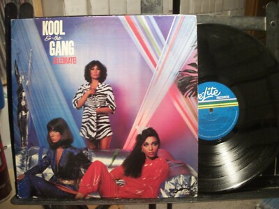 KOOL & THE GANG Celebrate LP VG+ 1980 De-lite