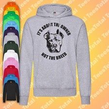 Bully XL Dog Hoodie | It's About The Owner Not The Breed | Dog Ban |