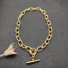 David Yurman Women's Newline Collar Gold Chain Necklace 11mm