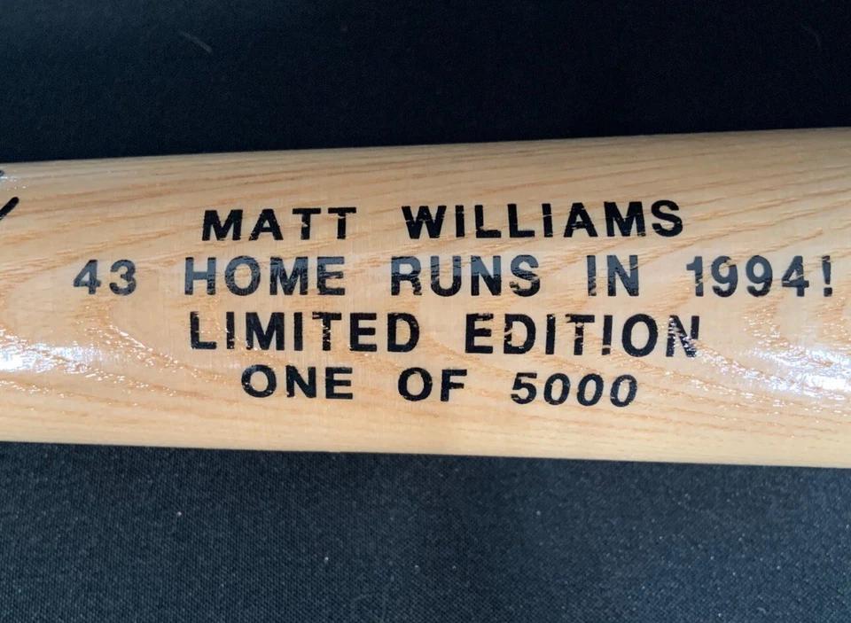 Béisbol firmado por Matt Williams, edición limitada certificado de autenticidad Foto 3 de 4