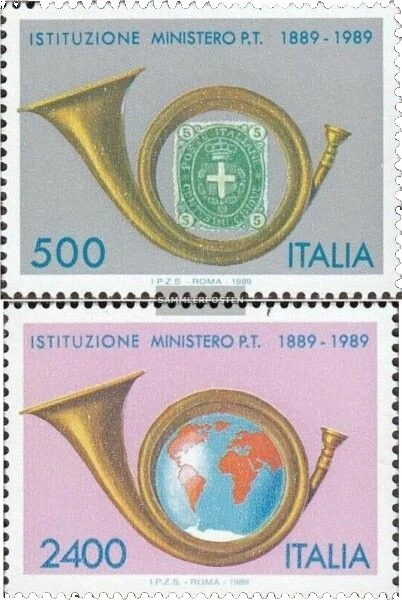 La comunicación en excelente estado nunca abisagrado/estampillada sin montar o nunca montada Sellos italiano