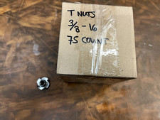 T-Nuts Stainless Steel 3/8 - 16 4 Prong New / Open Box / 75 Count
