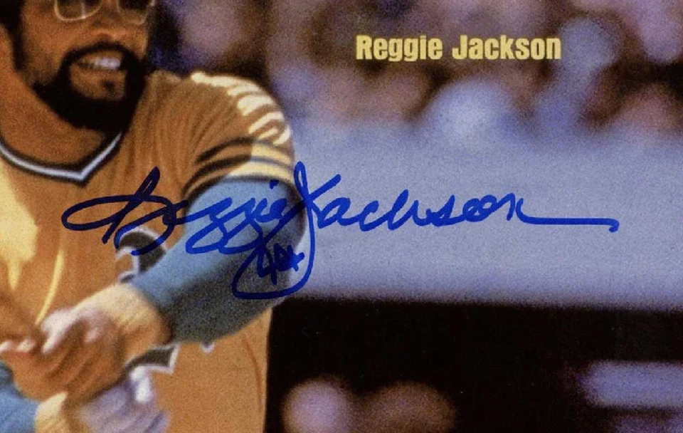 REGGIE JACKSON SIGNED 11x14 SPORTS ILLUSTRATED PHOTO OAKLAND A'S ITP PSA/DNA - Image 2 of 3