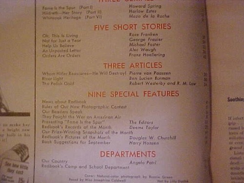 September 1940 REDBOOK Magazine Vintage Ads, Stories - Imagen 5 de 8
