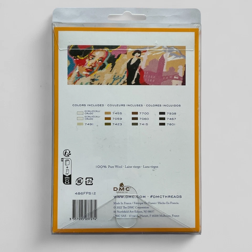 DMC Earth Tones Tapestry Wool Twelve 8.7 yd Skeins NEW - Image 2 of 3