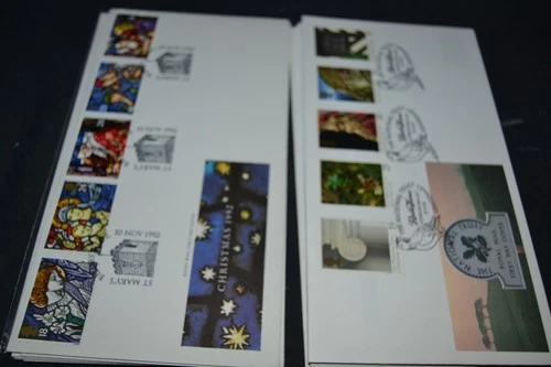 GB first day covers x 17 different all with better special cancels.
