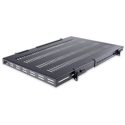 StarTech 1U Adjustable Vented Server Rack Mount Shelf 330lbs 19.5-38in Unive
