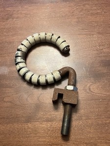 Vintage AW MACK Western Electric cablerack pulling Ring 5/8” Rod! R4397 DET 5&7