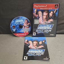 WWE SmackDown Shut Your Mouth PS2 Greatest Hits Complete CIB