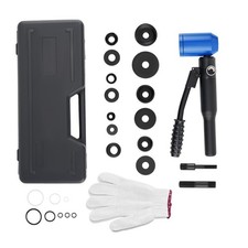 Hydraulic Knockout Hole Punch Driver Kit 1/2 to 2 Inch Electrical Conduit 8Ton