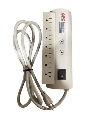 APC NET7 SurgeArrest Network 7 Outlets Surge Protector Power Tap/Power Strip