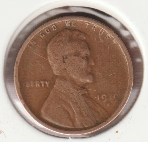 Rare Old 1919-S US Lincoln Wheat Penny Cent Semi-Key Date Collection Coin USA 🔥
