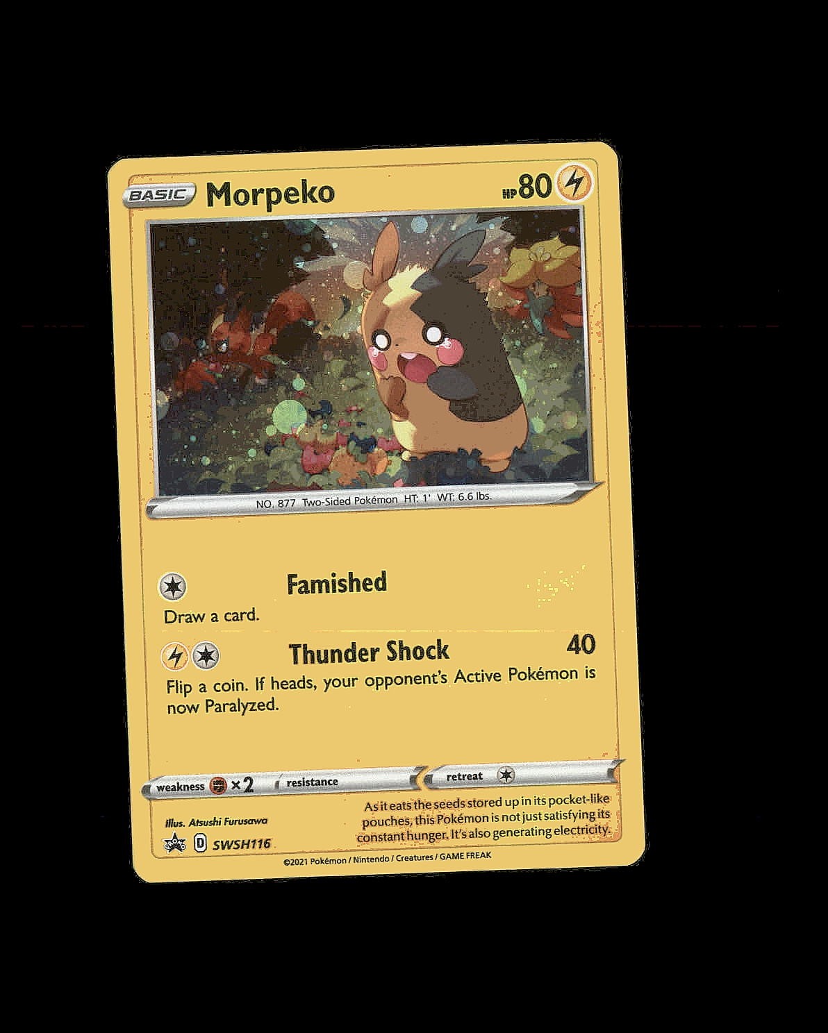 Sword & Shield Promo Holo Morpeko SWSH116 LP Promo