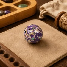 Shell Mosaic Bead Jewelry Making Round Bead Beach Themed