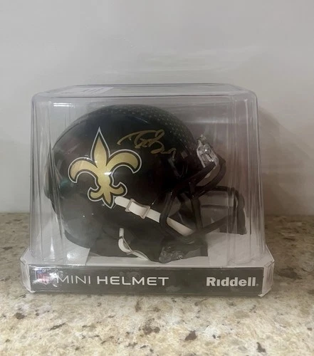 Drew Brees Signed / Autographed New Orleans Saints Speed Mini Helmet Beckett COA