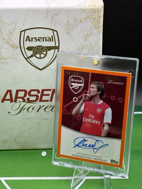 Alexander Hleb Auto /25 - 23/24 Topps Arsenal Forever - Belarus 🇧🇾