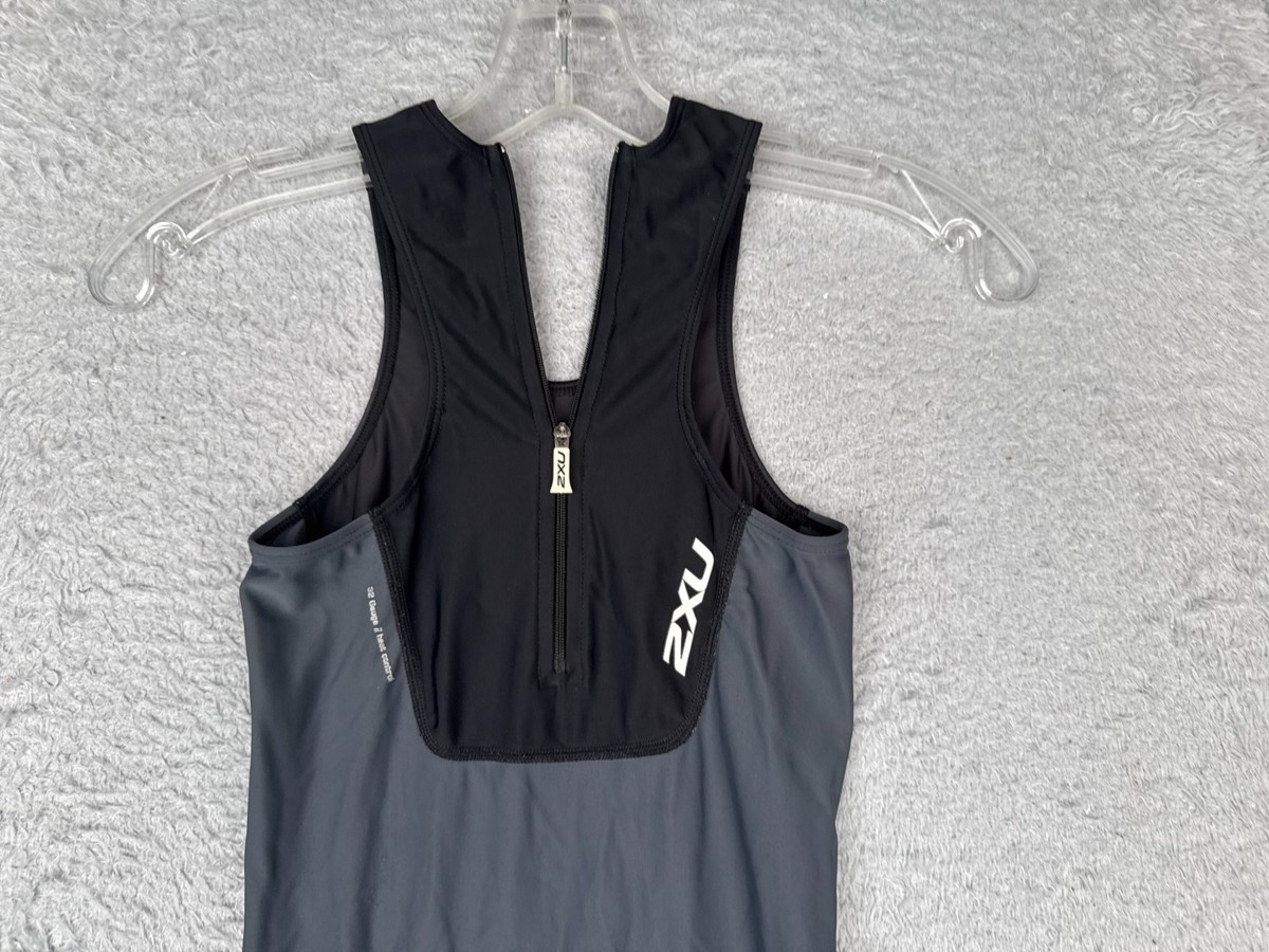 あずのすけ　専用 2XU Cycling Bib Shorts Womens Medium Black Gray Triathlon Tri Poly