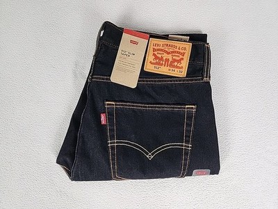 Levi's 512 Eco Ease Slim Fit Zip Fly Tapered Leg Denim Jeans 34X32 Men's Black