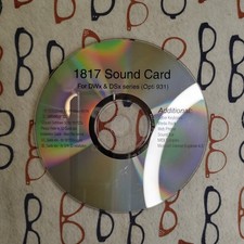 QSound 1817 DWx DSx Series Sound Card Opti 391 Driver Disc Windows 95/98