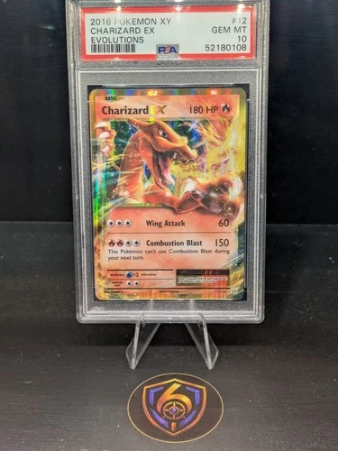 PSA 10 Charizard EX XY Evolutions 12/108 Holo Pokemon Card