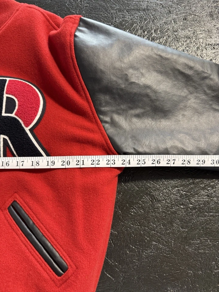 Talla M - Chaqueta Letterman Universitaria Rose-Hulman Años 90 De Colección Foto 3 de 4