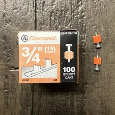 Ramset 00747 Drive Pins 3/4 Inch 100 Pack 1506