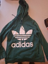 adidas hoodie damen alt kein Retro Größe M dunkelgrün