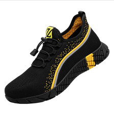 Safety Trainers Men Fashion Lightweight Steel Toe Cap Shoe Women Work Sefty Boot