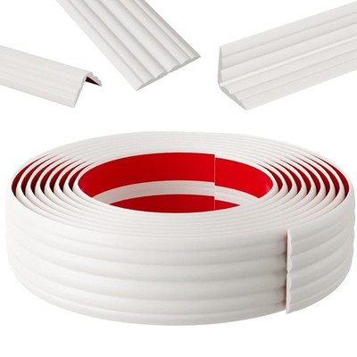 Wall Corner Protector Trim, 20 Feet X 1.5 in Self-Adhesive Ceiling Trim,