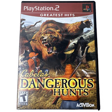 Cabela's Dangerous Hunts PS2 PlayStation 2 Greatest Hits Complete CIB Hunting 