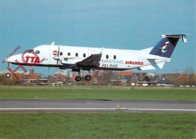 Ansichtskarte - TTA TRANSTRAVEL AIRLINES BUCHE 1900D PH-RAE @ OST [AVM]