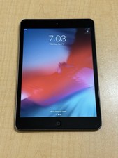 Apple iPad Mini 2 A1489 16GB WiFi Only Gray - Tiny Crack Still Works 044 