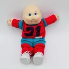VTG Cabbage Patch Kids Boy Doll Jogging Outfit Shoes Diaper 1978-82 Bald Blue Ey