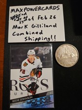 2020-21 UPPER DECK REESE JOHNSON YOUNG GUNS #725