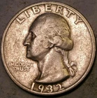1932 S WASHINGTON SILVER QUARTER VERY APPEALING NICE CIRCULATED SCARCE KEY DATE