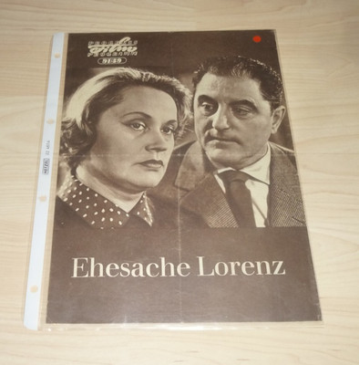 Progress Filmprogramm 91 / 59 - Ehesache Lorenz - Programmheft 1959 50er 50s