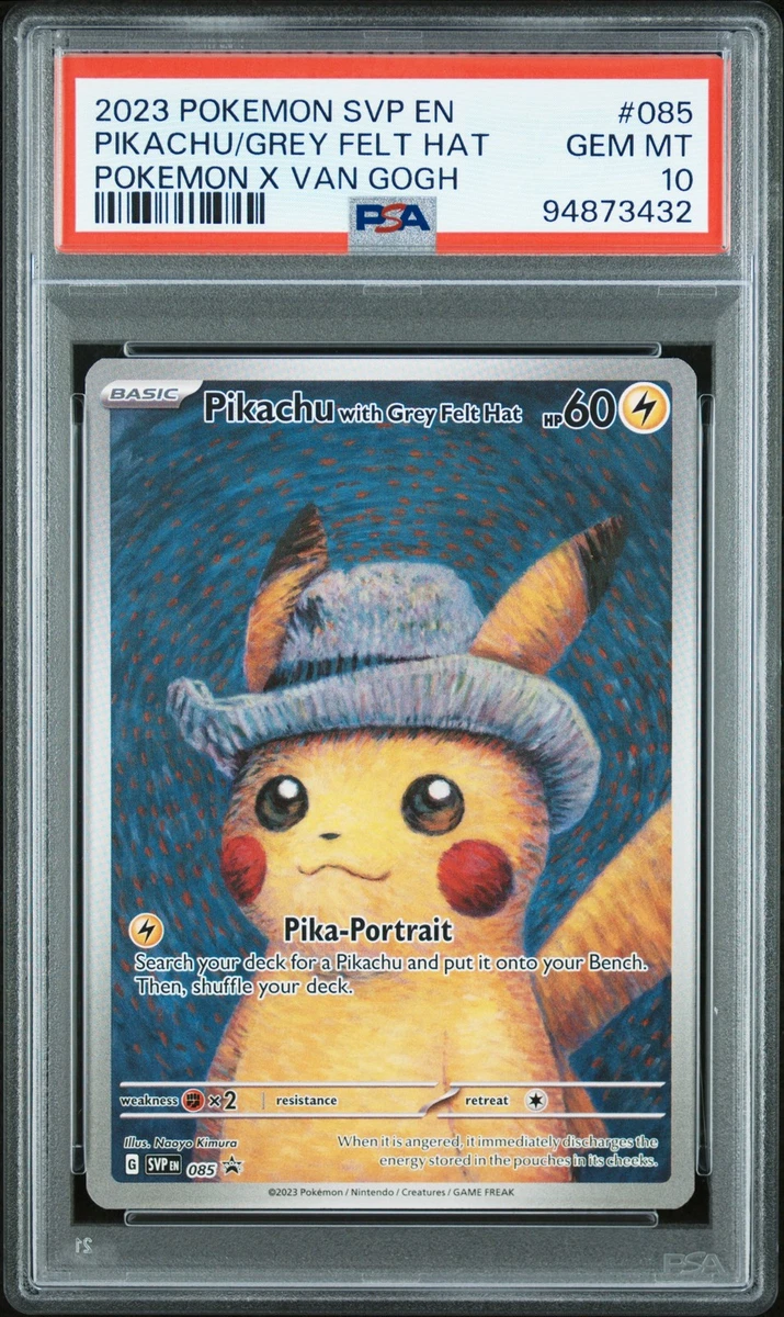 ポケモンカードゲーム Pikachu with Grey Felt Hat 60HP Preços baixos em Pikachu with Grey Felt Hat 085 Sv: Scarlet