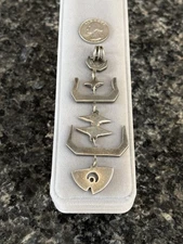 Vintage Mexico 925 Sterling Silver Fish Bone Skeleton Dangle Pendant - Long 4.5”