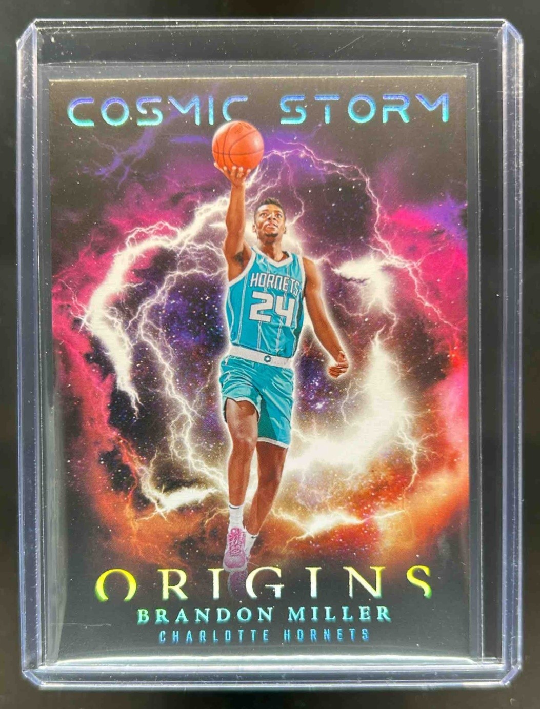 2023-24 Origins Brandon Miller Cosmic Storm Rookie RC #19 Hornets