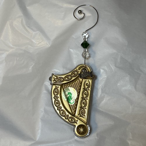 2014 Annual Waterford Crystal Gold Harp Christmas Ornament READ eBay