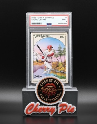 2023 Topps X Bob Ross The Joy of Baseball Shohei Ohtani #1 PSA 9