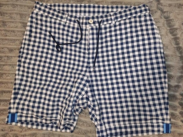 Men Polo Jeans Shorts Black Cotton 32
