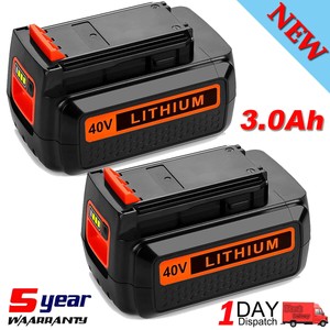 For Black Decker 40v Max Li Ion Battery Lbxr36 Lbx2040 Lht2436 Lbxr2036 2 Pack Ebay
