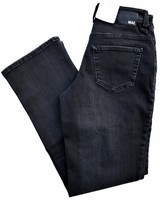 Mac Jeans Melanie Stretch Denim Schwarz Straight Regular Fit Gr.36 L30 Neu