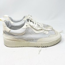 DOLCE VITA WHITE LEATHER EVERYDAY STYLISH CLASSIC SNEAKERS WOMENS SZ 7.5