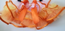 MAKER'S HALLOWEEN 3-Layer Ombre Orange/Yellow/White INFANT'S TUTU - One Size