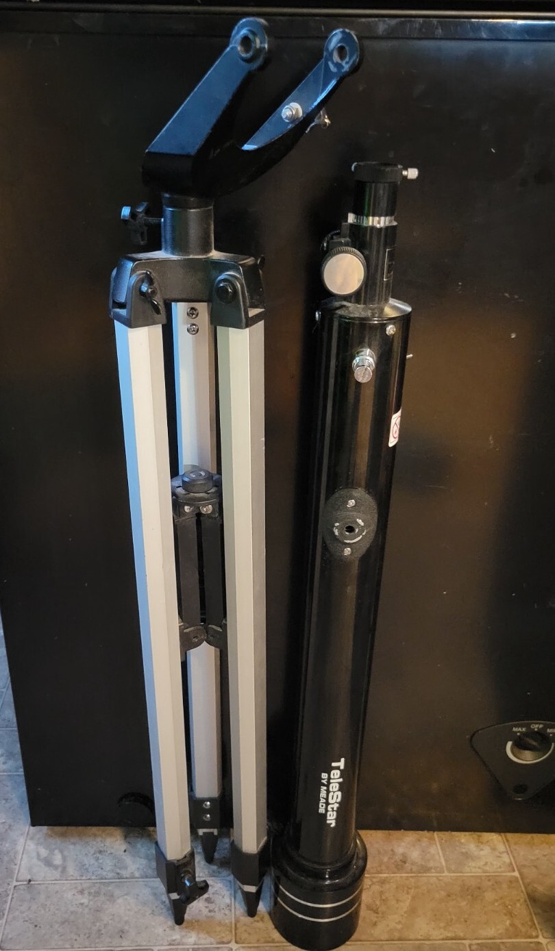 Vintage Meade Telestar Telescope And Tripod 60AZS Parts eBay