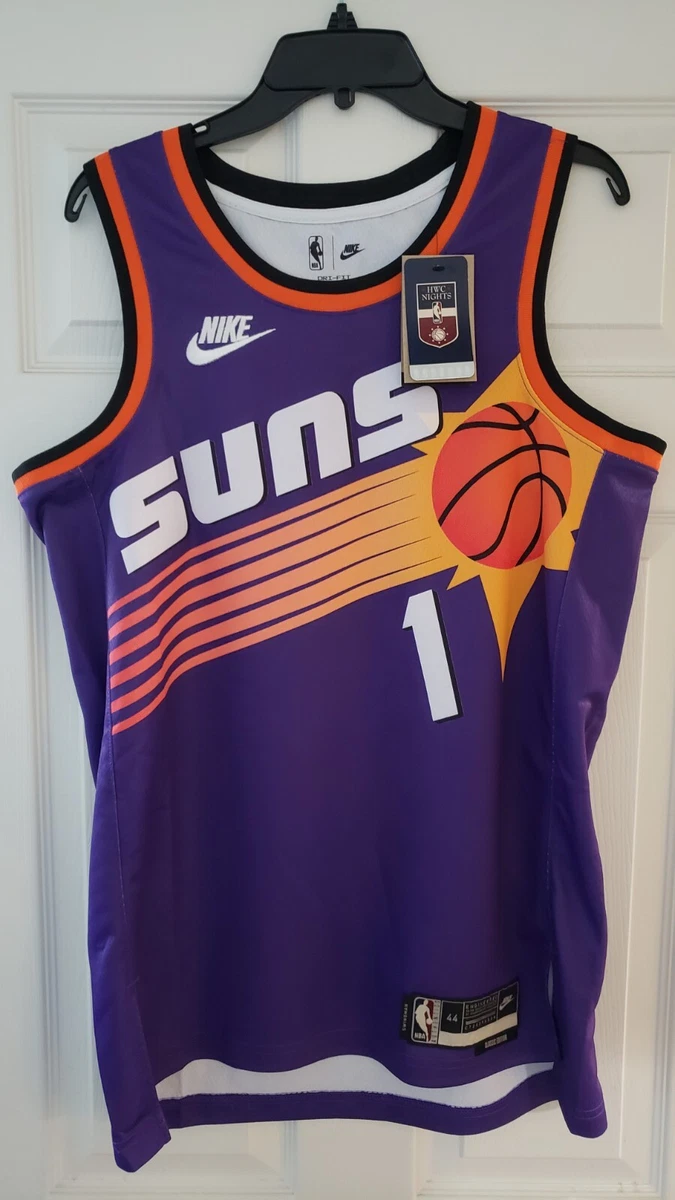 NEW Phoenix Suns Hardwood Classics Sunburst Jersey Nike Devin Booker Mens M