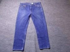 Vintage Levis 501 Jeans Mens 40x32 Blue Denim Button Fly 90s VTG